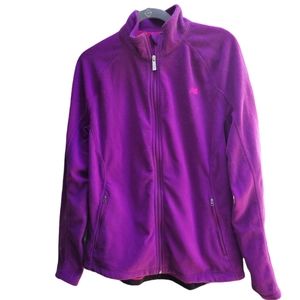 - New Balance Fleece Purple High Low Jacket XL